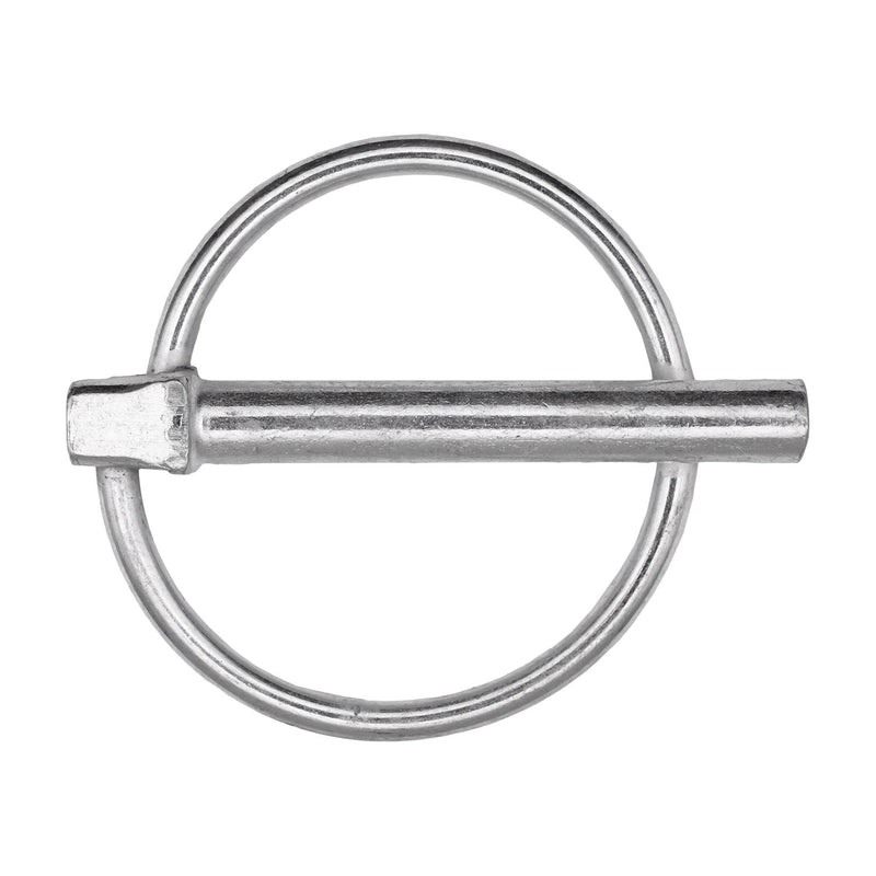 1/4" Long Lynch Pins with Rings, Zinc