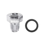 1/2"-20 Single Oversize - Piggy Back Piggy-Back Drain Plug, Zinc