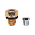 1/2"-20 Double Oversize - Piggy Back Piggy-Back Drain Plug, Yellow Zinc Chromate