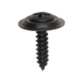 #6x5/8" Phillips Oval Head SEMS Tapping Screw, Type A/AB, Black Phosphate