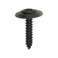 #6x3/4" Phillips Oval Head SEMS Tapping Screw, Type A/AB, Black Phosphate