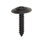 #6x3/4" Phillips Oval Head SEMS Tapping Screw, Type A/AB, Black Phosphate