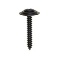 #6x1" Phillips Oval Head SEMS Tapping Screw, Type A/AB, Black Phosphate