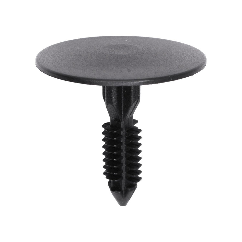 5/16"x1-3/16" Black Nylon Single Head Dashboard Fir Tree Christmas Tree Retainer, 1-1/4" Head
