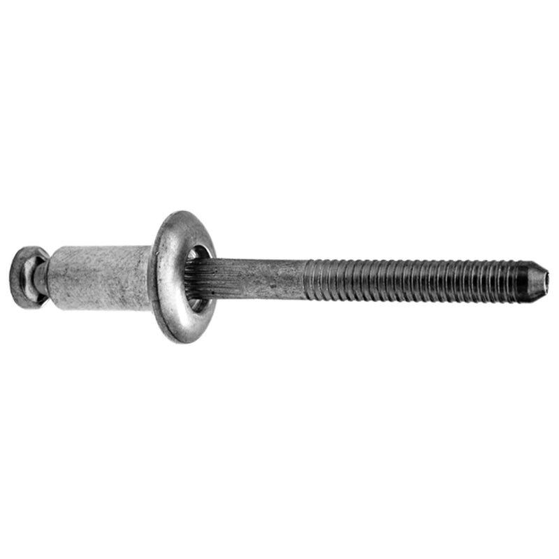 1/4" Peel Type Rivet, 5/64"-7/64" Grip, Aluminum Body, Steel Mandrel