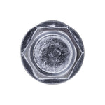 #14x1-1/4" Hex Head Washer Indented Super Teks, Type 3 Self-Drilling Tek, Zinc