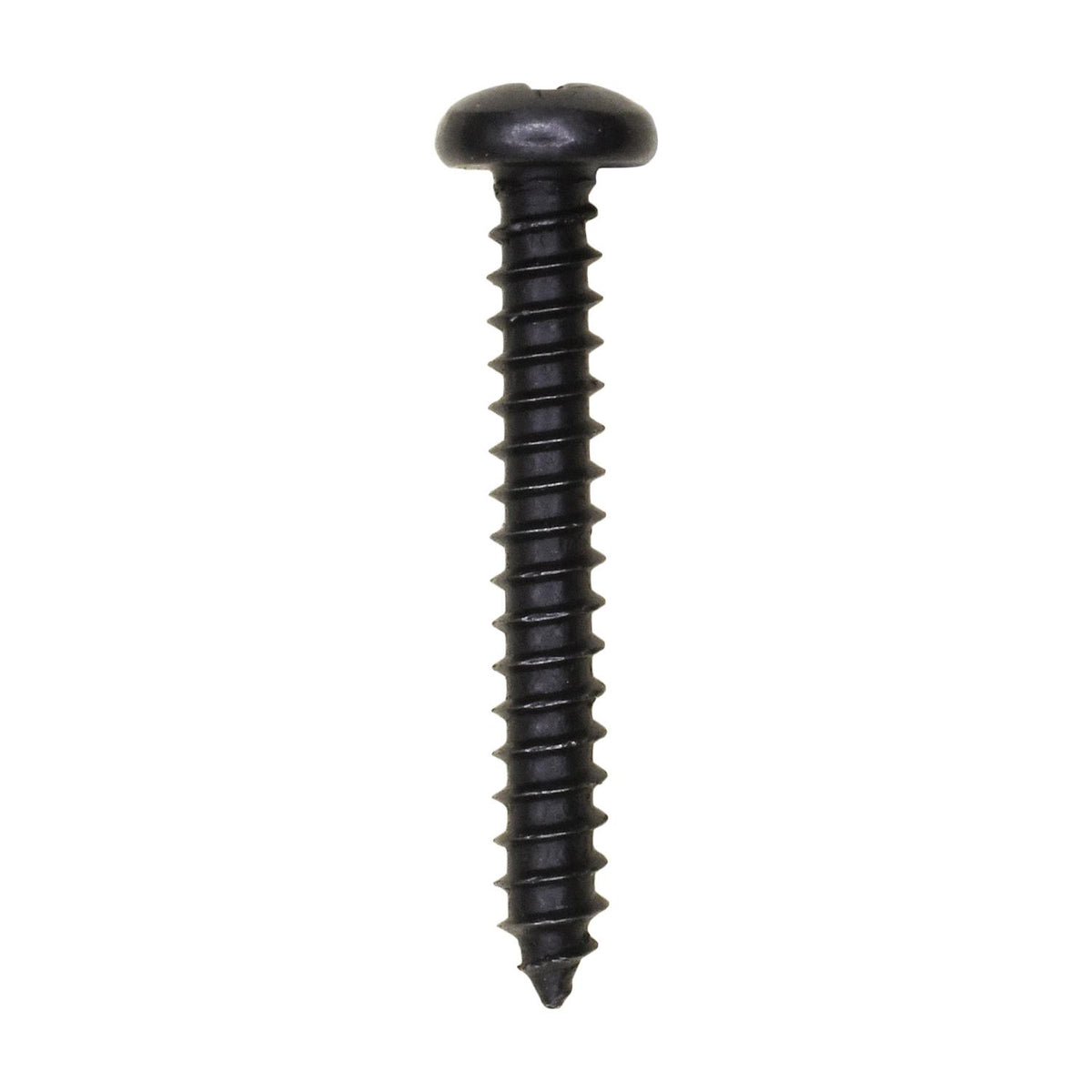 #6x1" Phillips Pan Head Tapping Screw, Type A/AB, Black Oxide