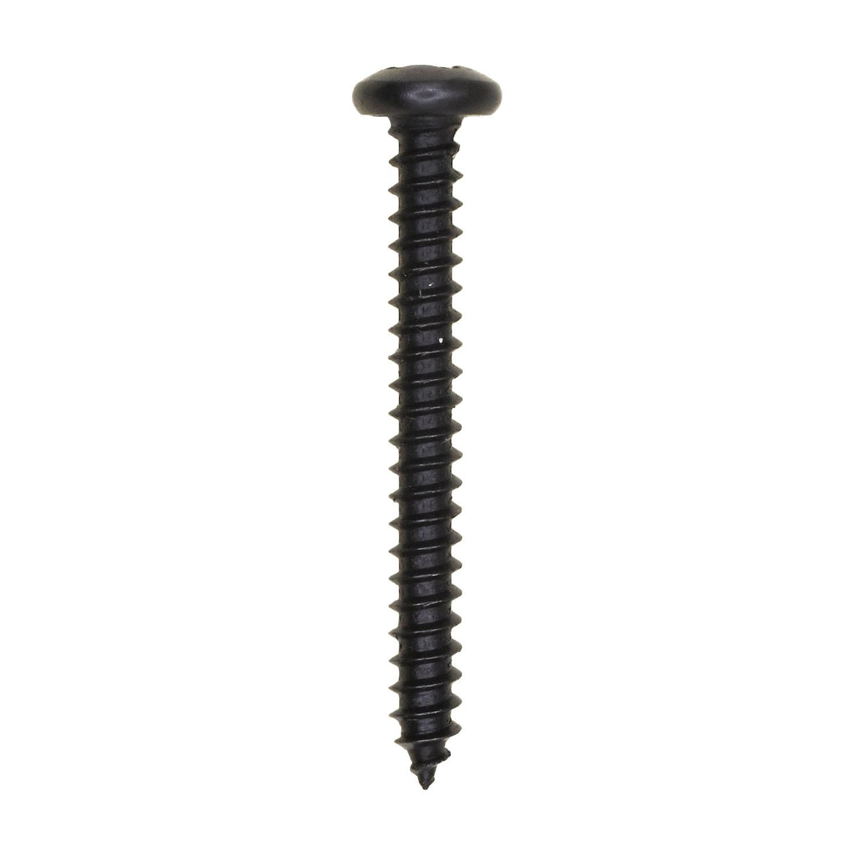 #6x1-1/4" Phillips Pan Head Tapping Screw, Type A/AB, Black Oxide