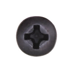 #6x1-1/4" Phillips Pan Head Tapping Screw, Type A/AB, Black Oxide