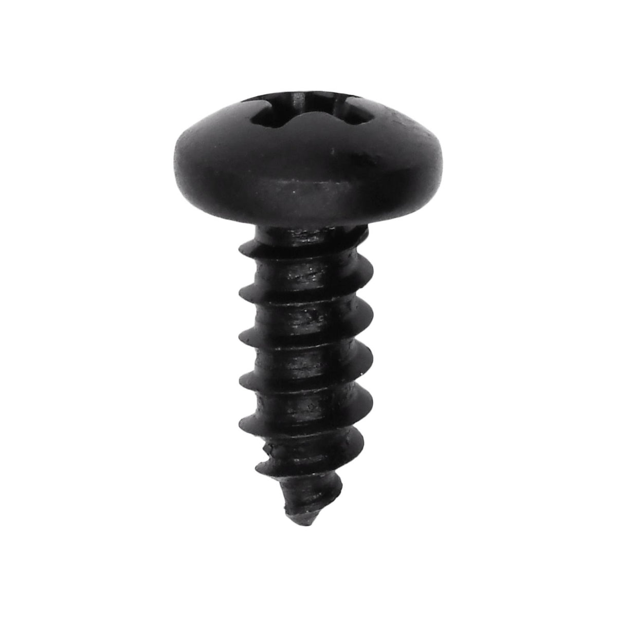 #10x1/2" Phillips Pan Head Tapping Screw, Type A/AB, Black Oxide