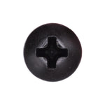 #10x1/2" Phillips Pan Head Tapping Screw, Type A/AB, Black Oxide