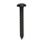 #10x1-1/4" Phillips Pan Head Tapping Screw, Type A/AB, Black Oxide