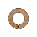 3/8" High Alloy Split Lock Washer, Yellow Zinc Dichromate