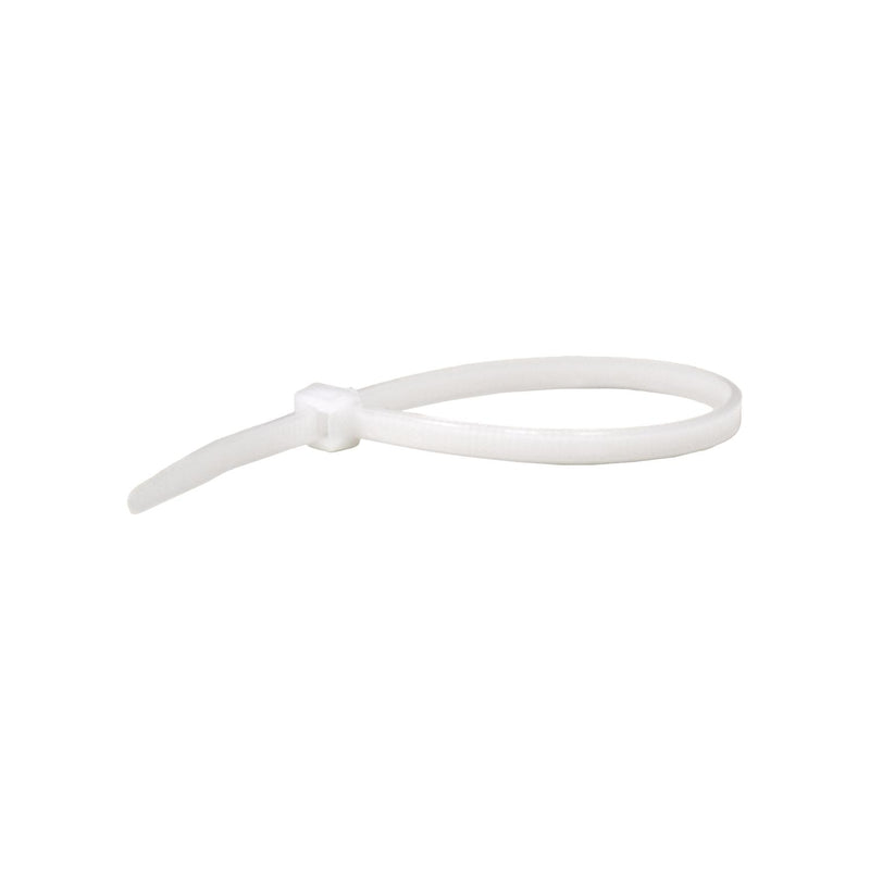 5" White Nylon Pound Cable Ties