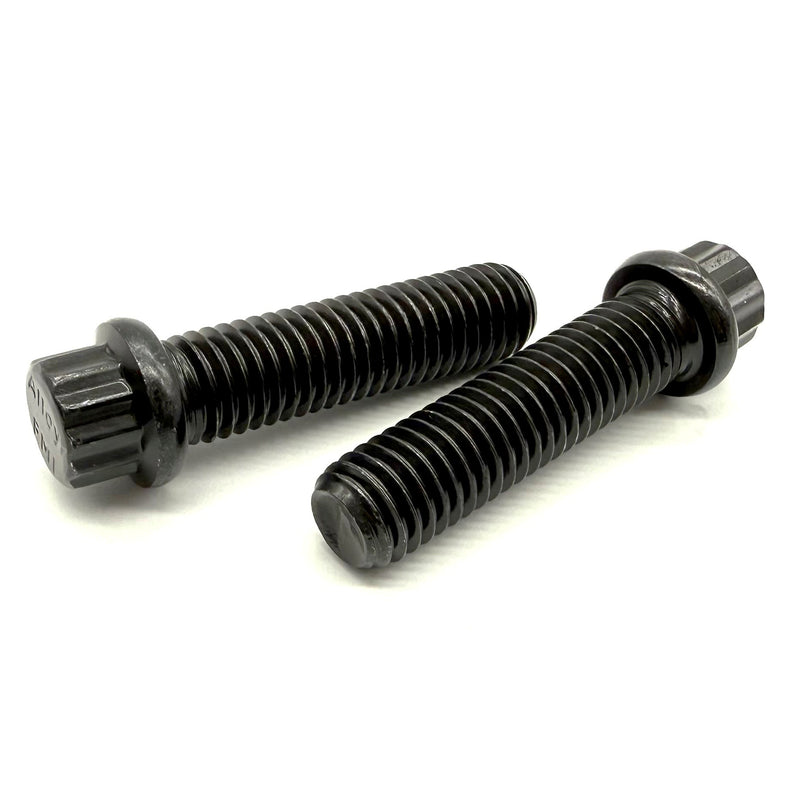 1/2-13x1" Alloy 12 Point Flange Screws Black Oxide