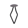 9/32"x1-17/64" Sandstone Trim Clips Brown, 17/32" Head