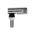 1/4"-28 Flat Top with Rubber Grommet Ball Joint Assembly witheadirt Shields Right, Zinc plated with clear dichromate treated
