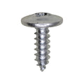 M4.2-1.41x13mm Phillips Pozi Truss Head Metric Washer Screw, Type A/AB, 11mm Washer, Zinc