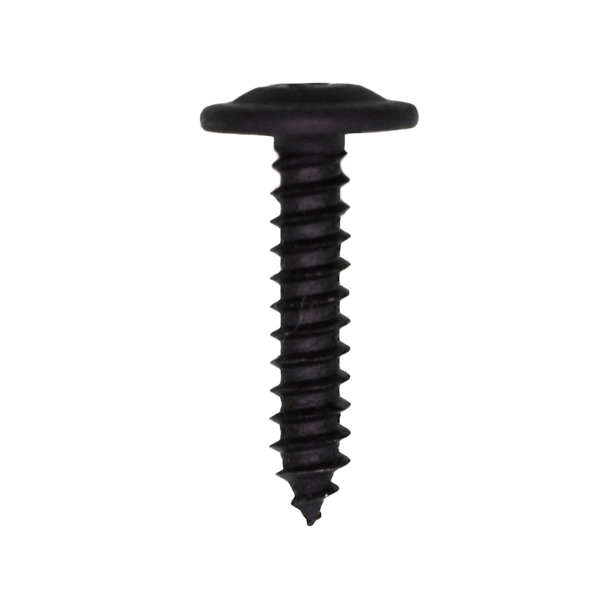 M4.2-1.41x20mm Phillips Truss Head Type 1A Drive Washer Tapping Screw, Type A/AB, 11mm Washer, Black Oxide