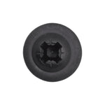 M4.2-1.41x10mm Phillips Pozi Truss Head Type 1A Drive Washer Screw, Type A/AB, 11mm Washer, Black Oxide