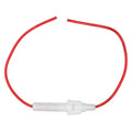 Glass Fuse Holder Moulded In-Line Universal with Wire, 18 Gauge, 20 Max. Amp