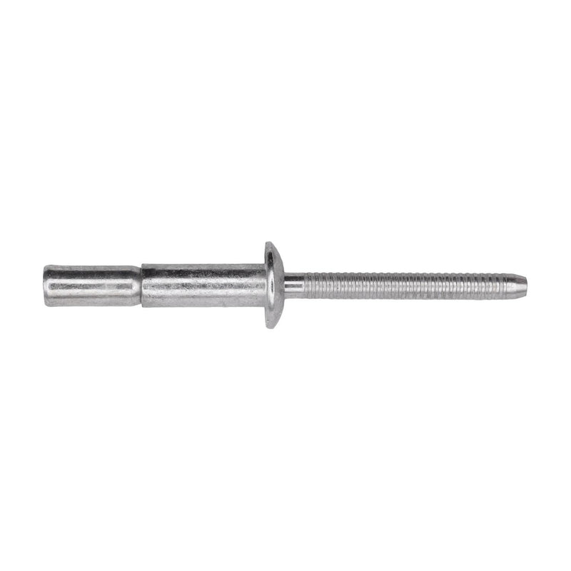 0.191" - 0.201" Monobolt Steel, 0.214"- 0.420" Grip, Zinc, 3/16", 0.070" Flange Thick, 1300 Shear