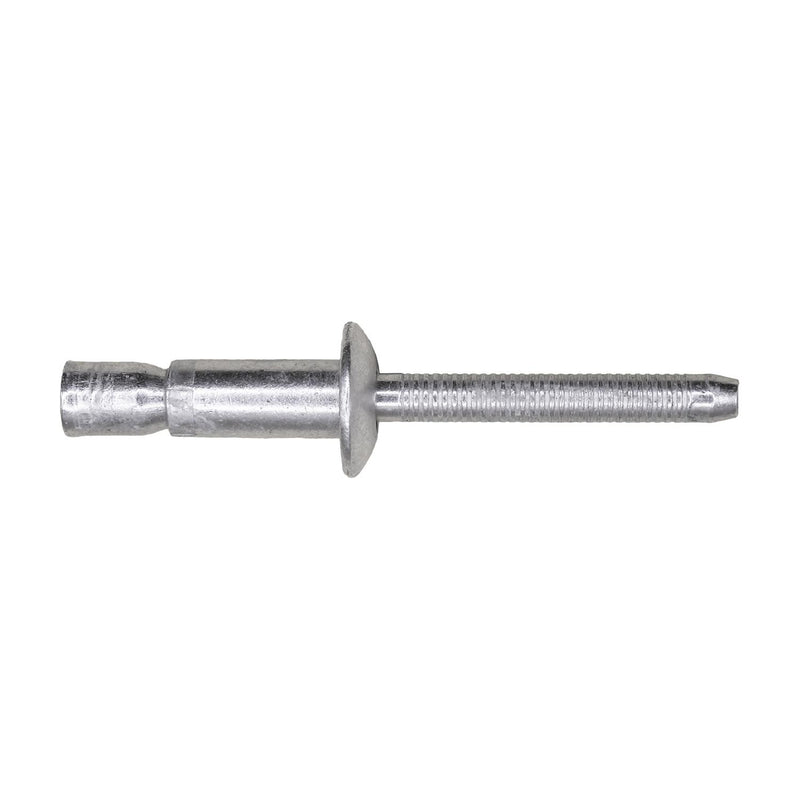 0.261" - 0.272" Monobolt Aluminum, 0.08"- 0.375" Grip, 1/4", 0.100" Flange Thick, 0.515" Flange Diam