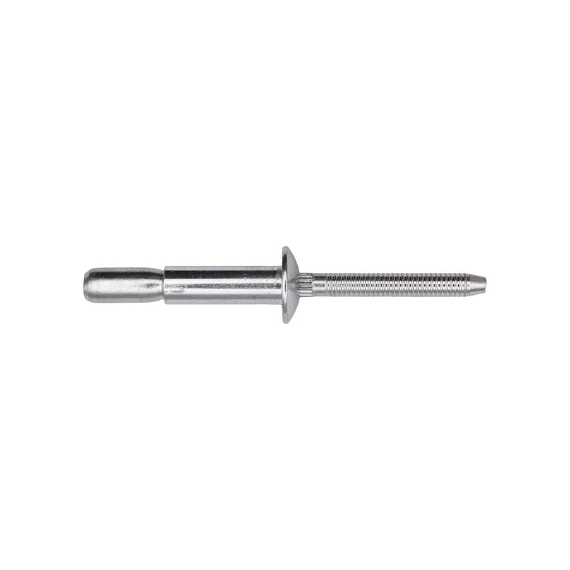 0.261" - 0.272" Monobolt Steel, 0.350"- 0.625" Grip, Zinc, 1/4", 0.100" Flange Thick, 2400 Shear