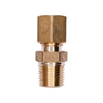 1/8" Brass Male Compression To Pipe Adapter Tube Pipe, 3/16"