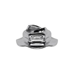 6.3mm Stud Hex Thread Cutting Nuts, 11mm Wrench, 18mm Washer, Zinc