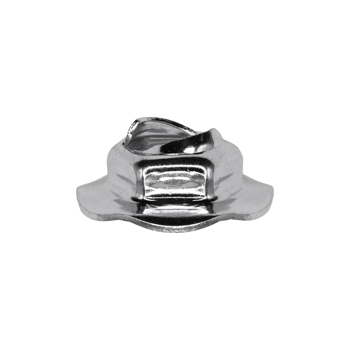 6.3mm Stud Hex Thread Cutting Nuts, 11mm Wrench, 18mm Washer, Zinc