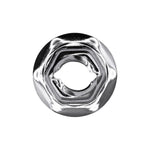 6.3mm Stud Hex Thread Cutting Nuts, 11mm Wrench, 18mm Washer, Zinc