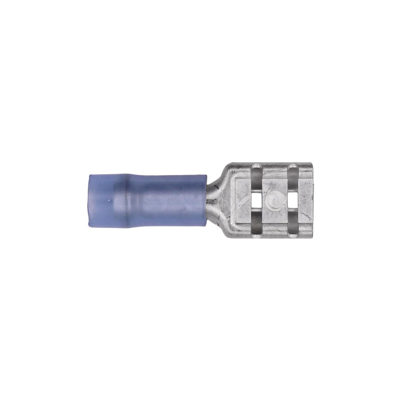 1/4" Blue Female Disconnect Solderless Terminal Quick Slide Gauge