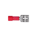 1/4" Red Female Disconnect Solderless Terminal Quick Gauge