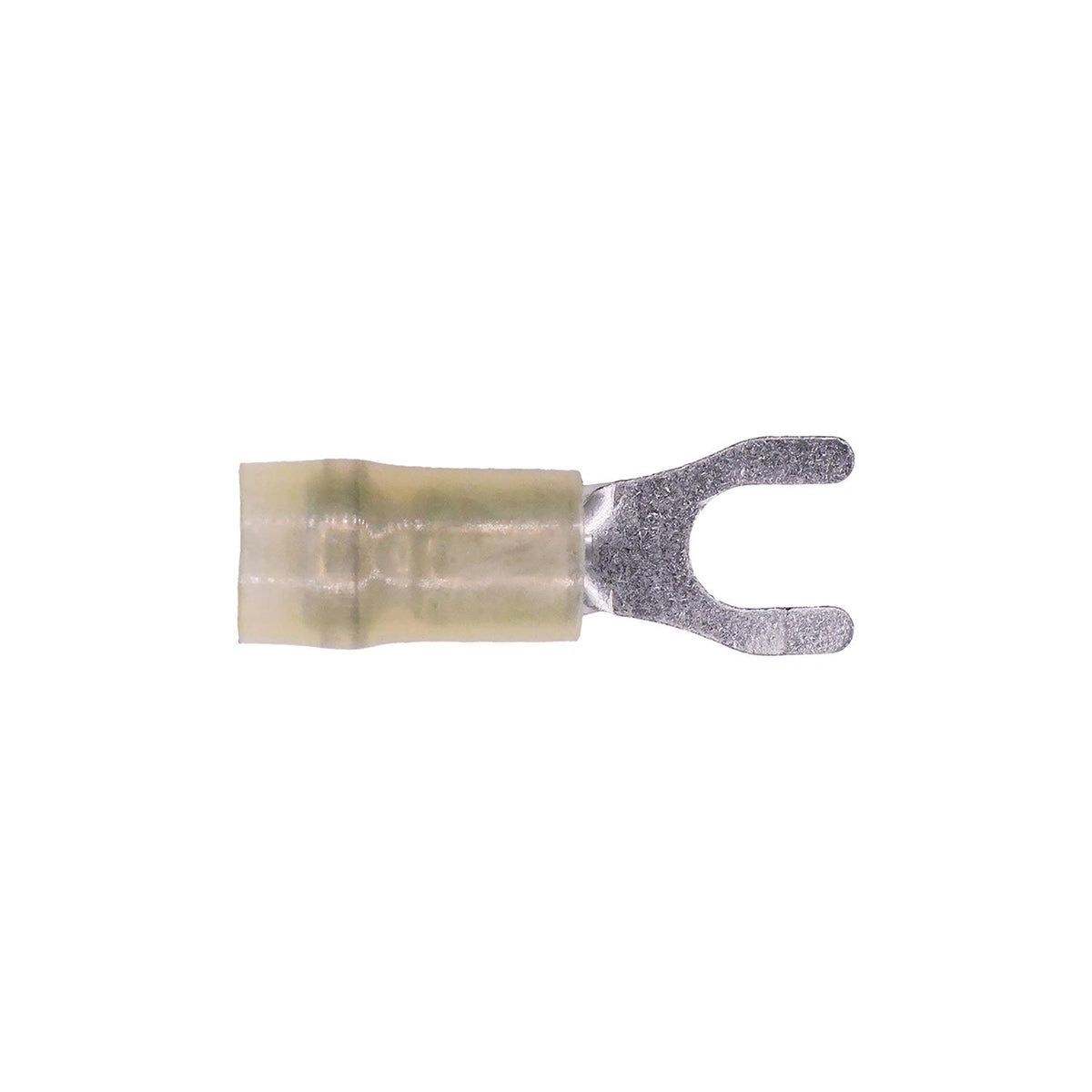 #8 Yellow Solderless Terminal Spade Gauge Stud