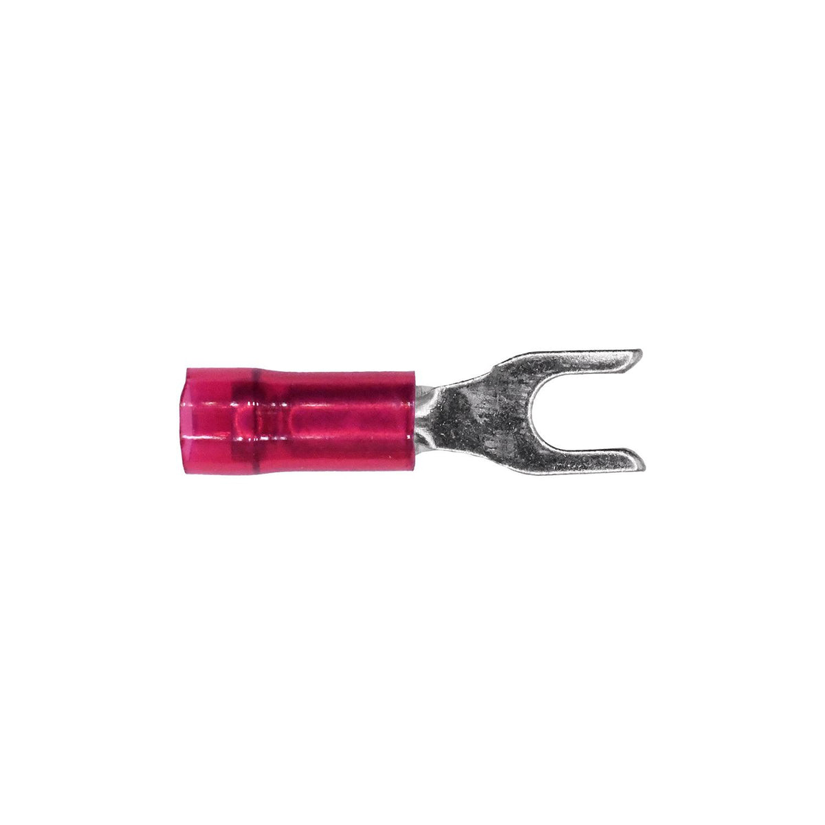 #6 Red Solderless Terminal Spade Gauge Stud