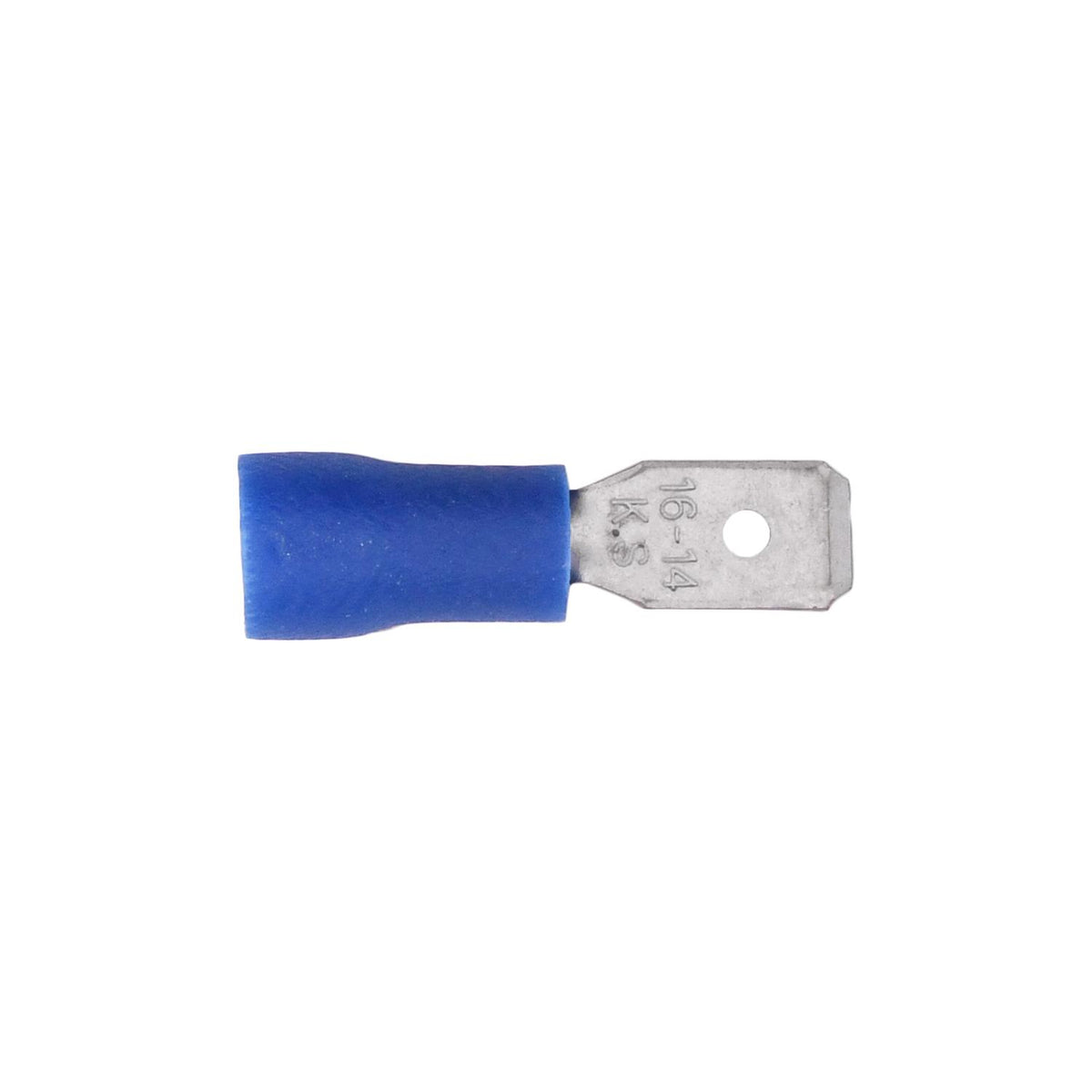 3/16" Blue Male Disconnect Solderless Terminal Quick Gauge