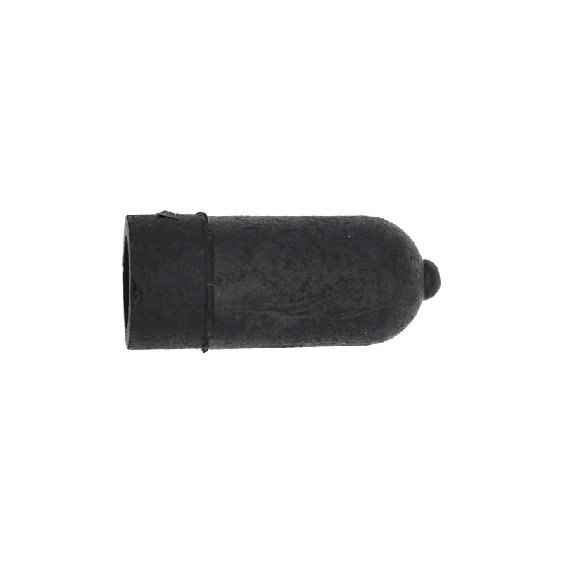 1/8" Black EPDM Rubber Vacuum Cap