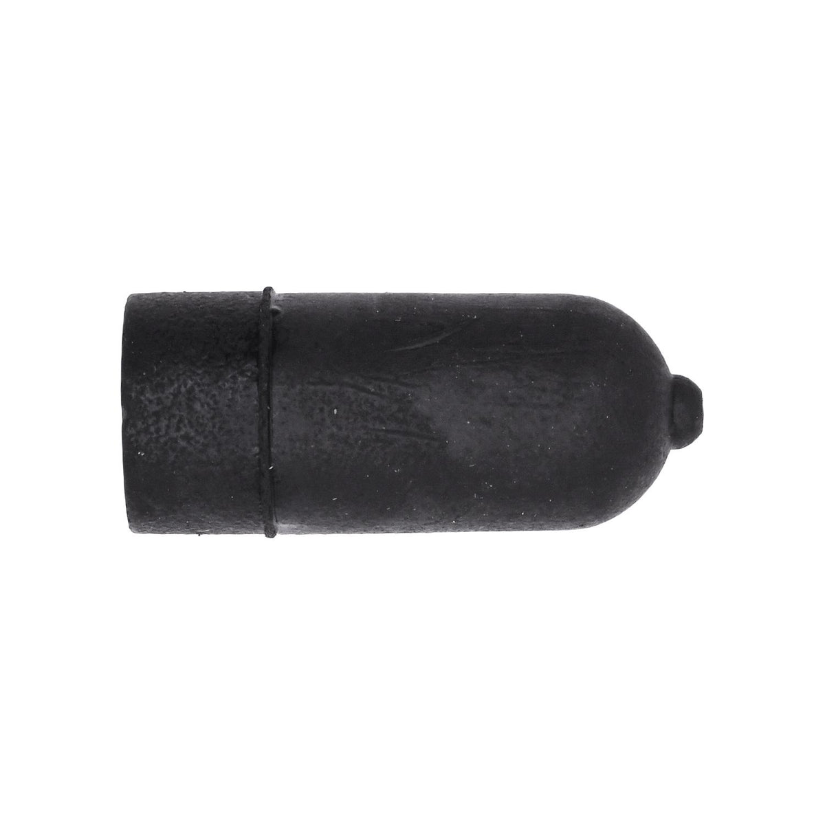 3/8" Black EPDM Rubber Vacuum Cap, 31/32" Inside Length