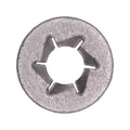 M10-1.5 Pushnut Bolt Retainer, Zinc