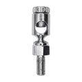 1/4"-28x9/16" Damper Control Swivel, Dichromate