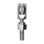 1/4"-28x9/16" Damper Control Swivel, Dichromate