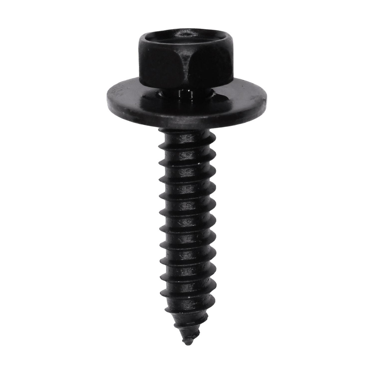 M6.3-1.81x30mm Hex Head SEMS Screw, Type A/AB, 17mm Washer, Phosphate