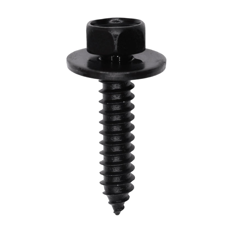 M6.3-1.81x30mm Hex Head SEMS Screw, Type A/AB, 17mm Washer, Phosphate