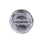 #8x3/4" Slotted Hex Head Flange Self Piercing Screw Size, Self-Piercing, Zinc