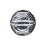 #10x1/2" Slotted Hex Head Flange Self Piercing Screw Size, Self-Piercing, Zinc