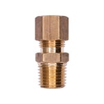 1/8" Brass Male Compression To Pipe Adapter Tube Pipe, 5/16"