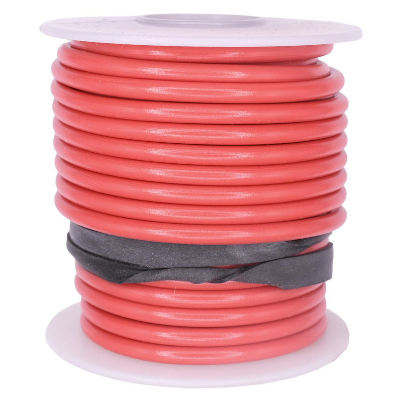 Red Plastic Primary Wire 14 Gauge