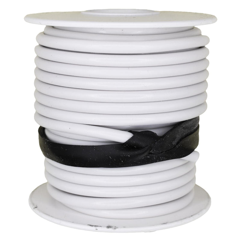 White Plastic Primary Wire 14 Gauge