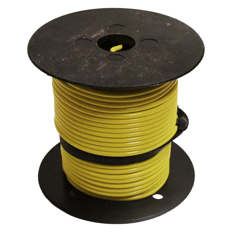 Yellow Primary Wire 16 Gauge, .104" OD